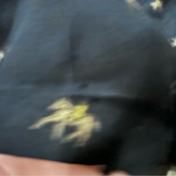 TRISTAN & ISEUT Sz L Vintage Drop  Waist Balloon Sleeves Horse Button Down Dress - Picture 12 of 13